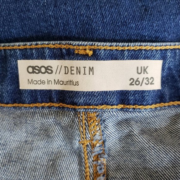 Asos Curve Medium-wash Skinny Jeans Size 22 L32 NWT - Picture 8 of 9